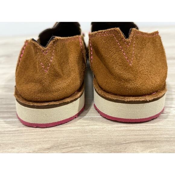 NEW Ariat Women's Cruiser Western Aloha Hula Shoes - Walnut - Size 9B - Picture 4 of 13